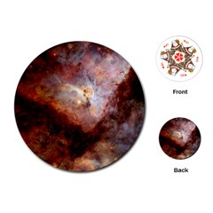 Carina Nebula Playing Cards (round) 