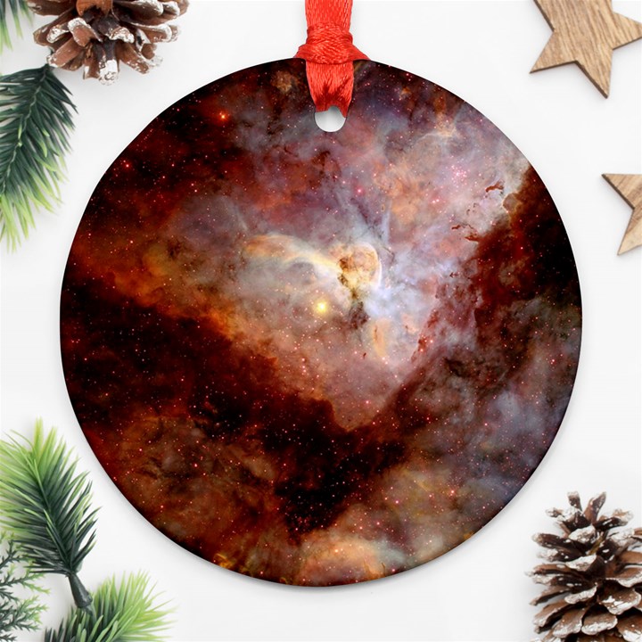 Carina Nebula Round Ornament (Two Sides)