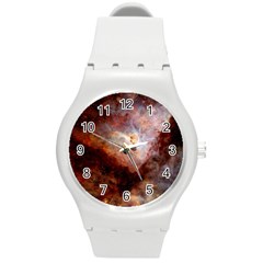 Carina Nebula Round Plastic Sport Watch (m)