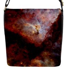 Carina Nebula Flap Messenger Bag (s) by SpaceShop