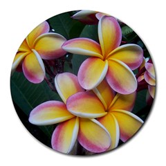 Premier Mix Flower Round Mousepads by alohaA