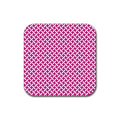 Pattern Rubber Coaster (square)  by Valentinaart