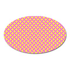 Pattern Oval Magnet by Valentinaart