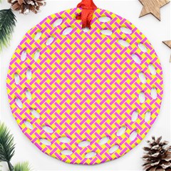 Pattern Round Filigree Ornament (two Sides)