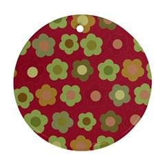 Floral Pattern Ornament (round) by Valentinaart