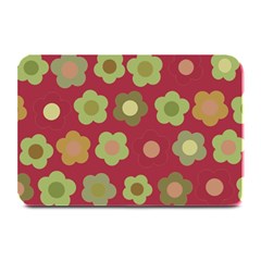 Floral Pattern Plate Mats