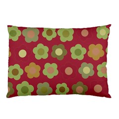 Floral Pattern Pillow Case (two Sides) by Valentinaart