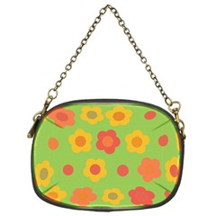 Floral Pattern Chain Purses (one Side)  by Valentinaart