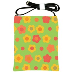 Floral Pattern Shoulder Sling Bags