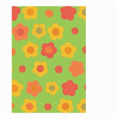 Floral Pattern Small Garden Flag (two Sides)