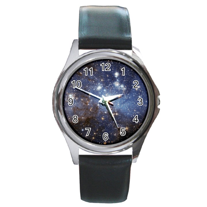 Large Magellanic Cloud Round Metal Watch