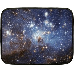 Large Magellanic Cloud Double Sided Fleece Blanket (mini)  by SpaceShop