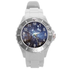 Large Magellanic Cloud Round Plastic Sport Watch (l)