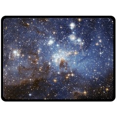 Large Magellanic Cloud Double Sided Fleece Blanket (large)  by SpaceShop