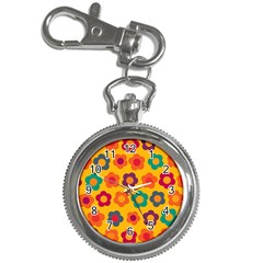 Floral Pattern Key Chain Watches by Valentinaart