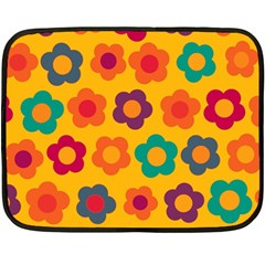 Floral Pattern Fleece Blanket (mini)