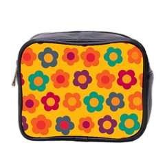 Floral Pattern Mini Toiletries Bag 2-side by Valentinaart