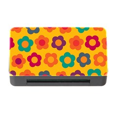 Floral Pattern Memory Card Reader With Cf