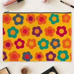 Floral Pattern Cosmetic Bag (xxxl)  by Valentinaart