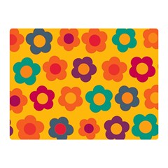 Floral Pattern Double Sided Flano Blanket (mini) 