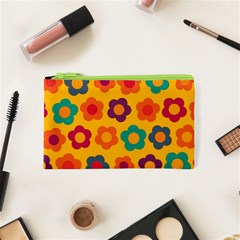 Floral Pattern Cosmetic Bag (xs)