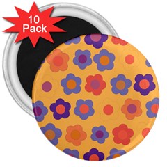 Floral Pattern 3  Magnets (10 Pack)  by Valentinaart