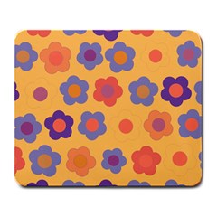 Floral Pattern Large Mousepads by Valentinaart