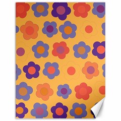 Floral Pattern Canvas 12  X 16  