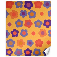 Floral Pattern Canvas 16  X 20  