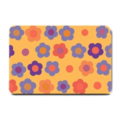 Floral Pattern Small Doormat  by Valentinaart