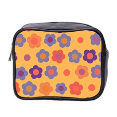 Floral Pattern Mini Toiletries Bag 2-side by Valentinaart