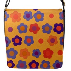 Floral Pattern Flap Messenger Bag (s) by Valentinaart