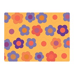 Floral Pattern Double Sided Flano Blanket (mini) 