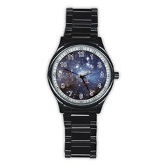 Large Magellanic Cloud Stainless Steel Round Watch by SpaceShop