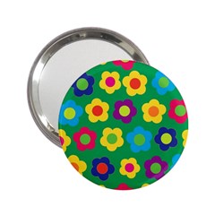 Floral Pattern 2 25  Handbag Mirrors