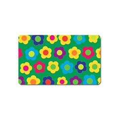 Floral Pattern Magnet (name Card)