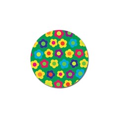 Floral Pattern Golf Ball Marker (10 Pack) by Valentinaart