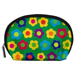 Floral Pattern Accessory Pouches (large) 