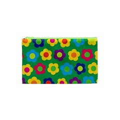 Floral Pattern Cosmetic Bag (xs)