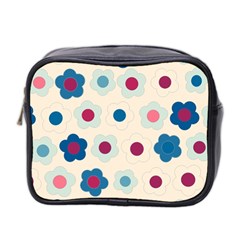 Floral Pattern Mini Toiletries Bag 2-side by Valentinaart