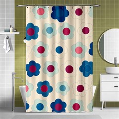 Floral Pattern Shower Curtain 48  X 72  (small) 