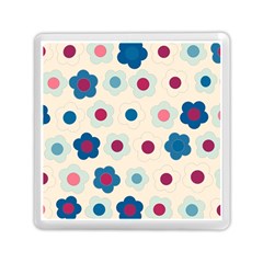 Floral Pattern Memory Card Reader (square)  by Valentinaart