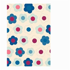 Floral Pattern Small Garden Flag (two Sides)