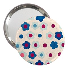 Floral Pattern 3  Handbag Mirrors by Valentinaart