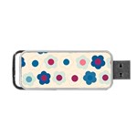 Floral pattern Portable USB Flash (Two Sides) Front