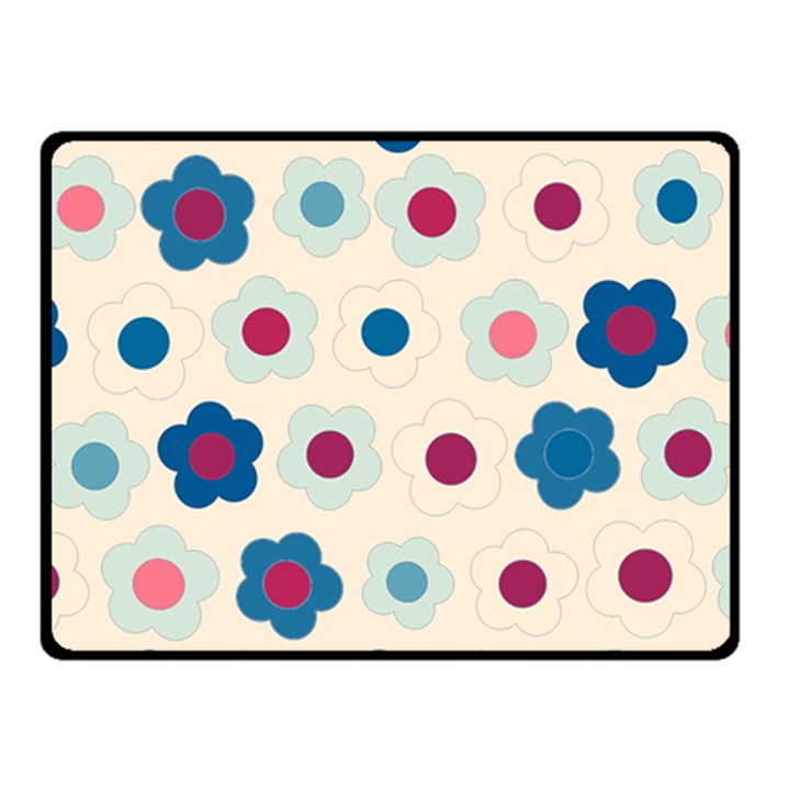 Floral pattern Double Sided Fleece Blanket (Small) 