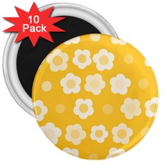 Floral Pattern 3  Magnets (10 Pack) 