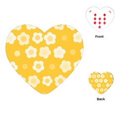 Floral Pattern Playing Cards (heart) 