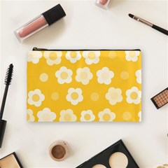 Floral Pattern Cosmetic Bag (medium)  by Valentinaart