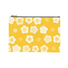 Floral Pattern Cosmetic Bag (large)  by Valentinaart